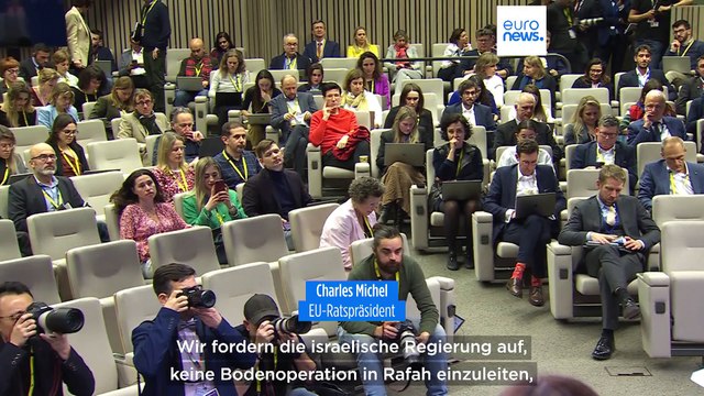 EU-Gipfel will Waffenruhe in Gaza und Russlands Gelder für die Ukraine