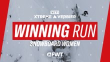 Erin Sauve Snowboard Women Winning Run - 2024 YETI Xtreme Verbier