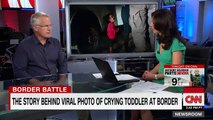 Photographer explains photo of crying toddler at border