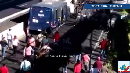 Download Video: Maestros de la CNTE enfrentan a policías en la México-Cuernavaca