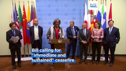 UN to vote on US-sponsored bill calling for Israel-Hamas ceasefire