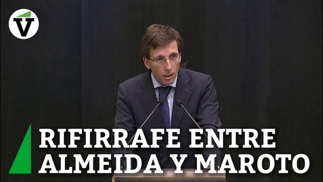 Almeida acusa a Maroto de hacer uso del machismo más sectario, vomitivo y repugnante