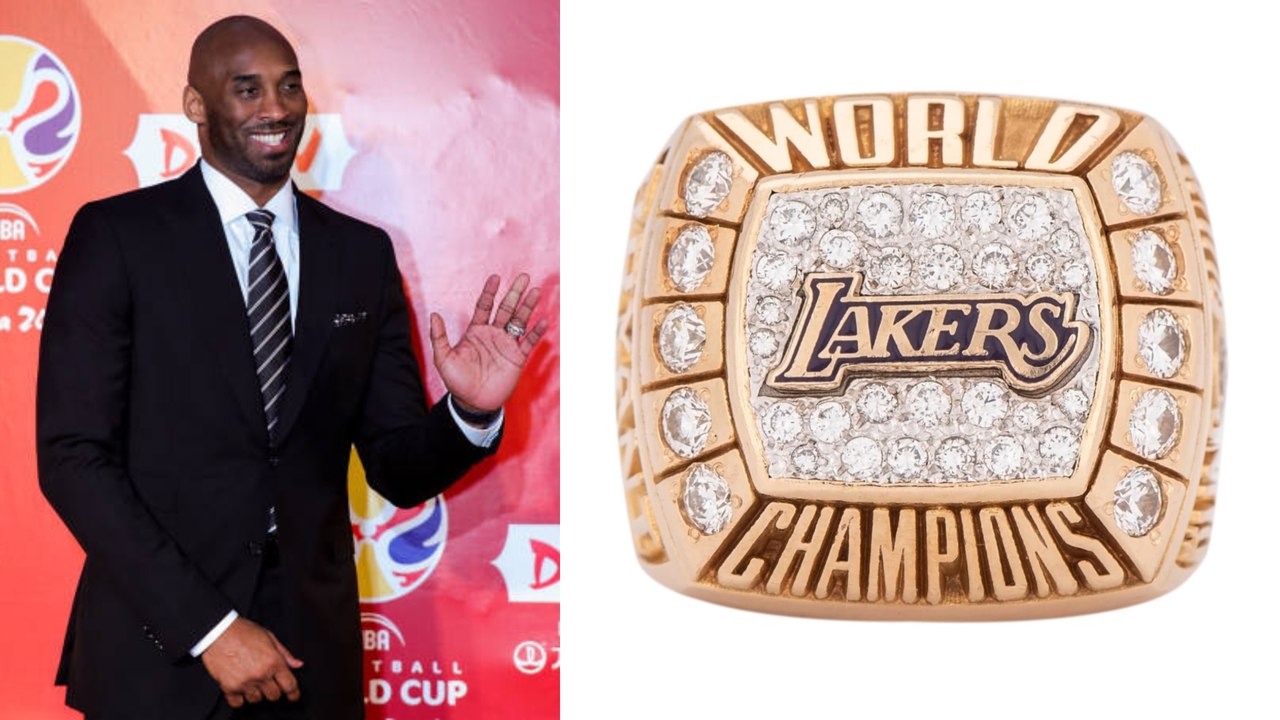El Padre De Kobe Bryant Subasta Su Primer Anillo De Campeón De La NBA ...