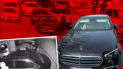 Üsküdar'da hareketli anlar! İş insanının otomobilini çaldı trafikte yakalandı