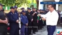 Con resorteras alcalde de Alvarado Veracruz arma a policías municipales