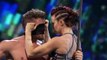 Duo Transcend: Married Couple Retries Dangerous Blindfold Trapeze Trick - America's Got Talent 2018