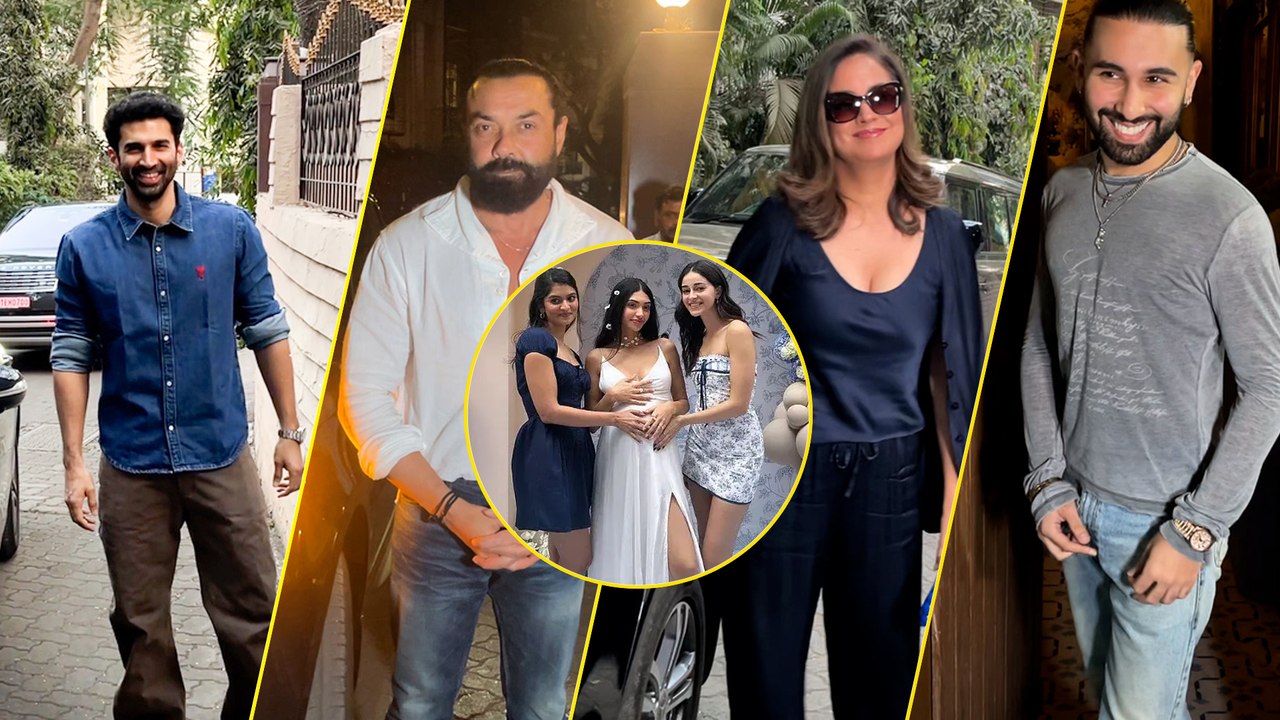Alanna Panday's Baby Shower Bash: Bobby Deol, Aditya Roy Kapur, Orry, Lara Dutta & Others Arrive!