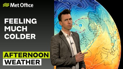 Met Office Afternoon Weather Forecast 22/03/24 – Cold front is crossing