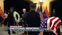 Family and friends attend public viewing for Sen. John McCain