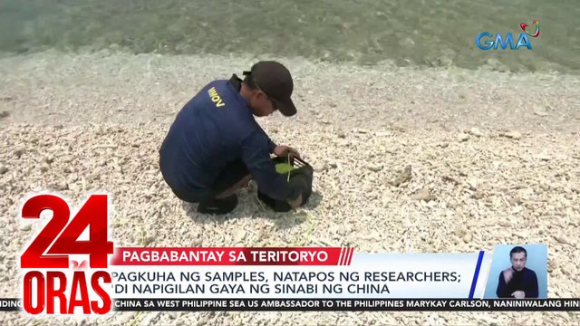 Pagkuha ng samples, natapos ng researchers; 'di napigilan gaya ng sinabi ng China | 24 Oras