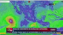 Huracán Rosa se intensifica a categoría cuatro en el Pacífico mexicano