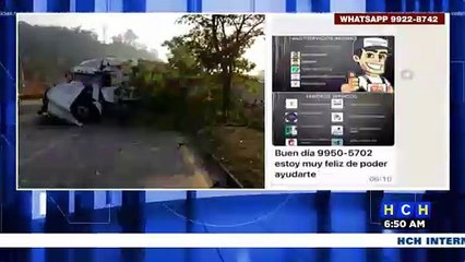 Rastrero arrancó varios árboles en bulevar de Río Bijao, Choloma