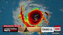 Cazador de huracanes vuela dentro de la tormenta categoria 4 Florence