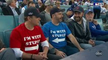 Jimmy Kimmel Sits with Stupid Matt Damon at World Series