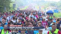 Miles de centroamericanos migrantes cruzan ilegalmente por México