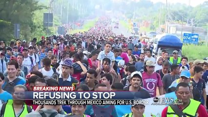 Tải video: Miles de centroamericanos migrantes cruzan ilegalmente por México