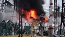 Ucraina, in fiamme le infrastrutture energetiche di Kharkiv