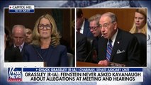 Grassley: Kavanaugh accuser Ford mistreated by Democrats