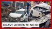Caminhão desgovernado atinge 11 veículos e deixa oito feridos em Niterói (RJ)