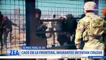 Migrantes trataron de cruzar hacia Estados Unidos por El Paso