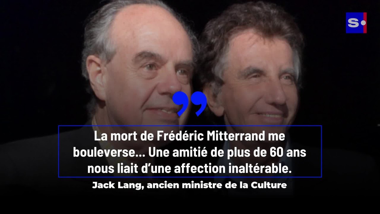 Après le décès de Frédéric Mitterrand, les hommages se multiplient