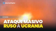 Tres muertos y tres desaparecidos en el ataque masivo ruso contra Ucrania