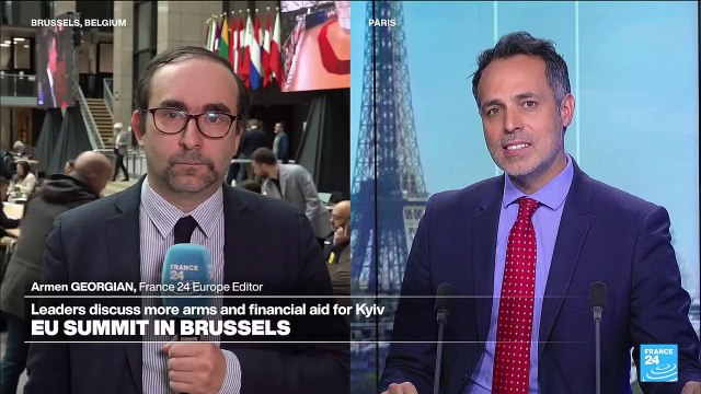 EU leaders discuss Ukraine aid, farming imports in Brussels