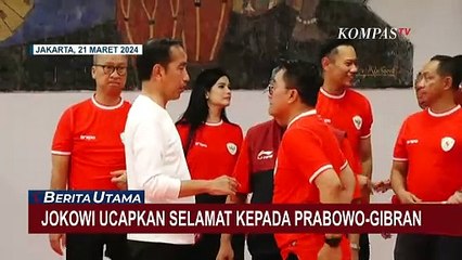 Jokowi Sebut Telah Beri Ucapan Selamat ke Prabowo-Gibran Via Telepon