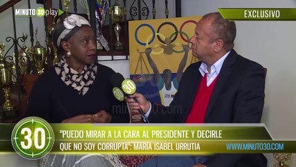 PUEDO MIRAR A LA CARA AL PRESIDENTE Y DECIRLE QUE NO SOY CORRUPTA MARÍA ISABEL URRUTIA