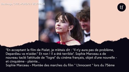 "Il a été terrible" : Sophie Marceau tacle Gérard Depardieu, objet d'une nouvelle plainte