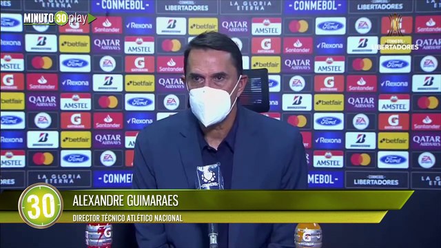 Para Alexandre Guimaraes fue bastante buena la actuación de Atlético Nacional en Copa
