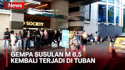 Detik-Detik Pengunjung Mal di Surabaya Panik Akibat Gempa Susulan di Tuban