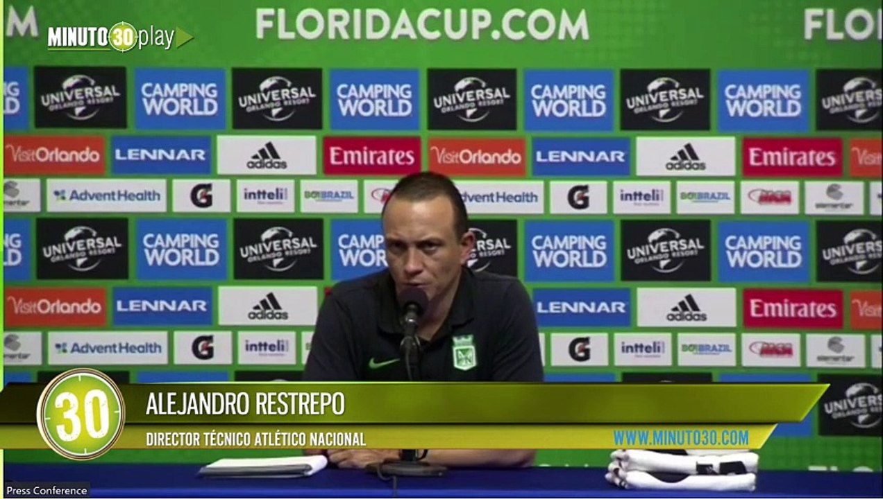 Alejandro Restrepo entregó balance partido Nacional - Millonarios