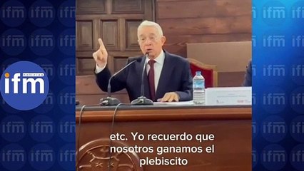 Intervención de Álvaro Uribe en el foro ,«Fin del terrorismo y distorsión del relato»