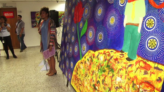 12-10-17 Con muestras artisticas ninos que salieron de las calles y victimas de diferentes flagelos plasman sus realidades