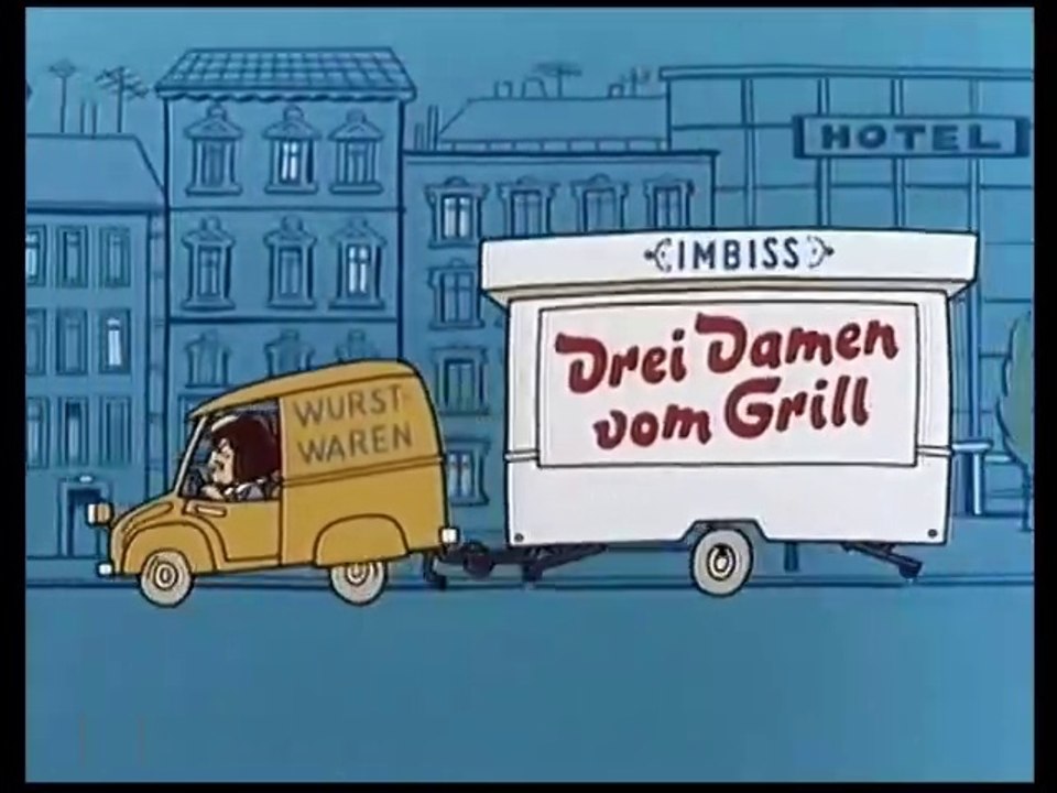 Drei damen vom grill - ganze serie - staffel 1/folge 10 "dachgartenparty" - 1979