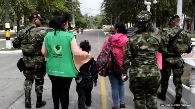 14-03-18 Rescatan a dos menores que permanecian secuestrados en zona rural de Dabeiba