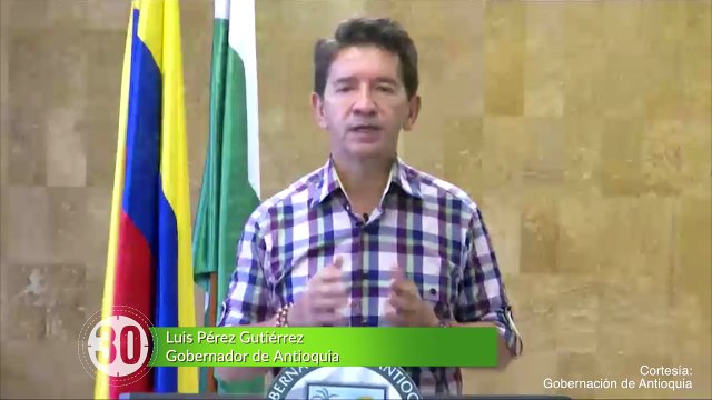 09-04-18 Gobernador de Antioquia hace un llamado al gobierno nacional por instalacion de mojones entre Antioquia y Choco en Belen de Bajira