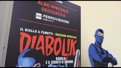 Diabolik e Ferrovie Nord insieme per celebrare la nascita di un mito