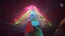 Show de fuegos artificiales en Dubai para recibir el Año Nuevo
