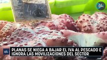 Planas se niega a bajar el IVA al pescado e ignora las movilizaciones del sector