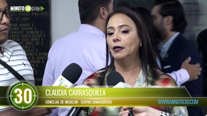 Exfiscal Claudia Carrasquilla se posesionó como Concejal de Medellín por el Centro Democrático