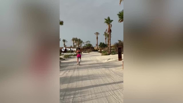El percance de Georgina con su teléfono mientras le graba Cristiano