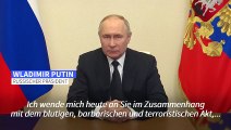Putin: Anschlag bei Moskau ist 