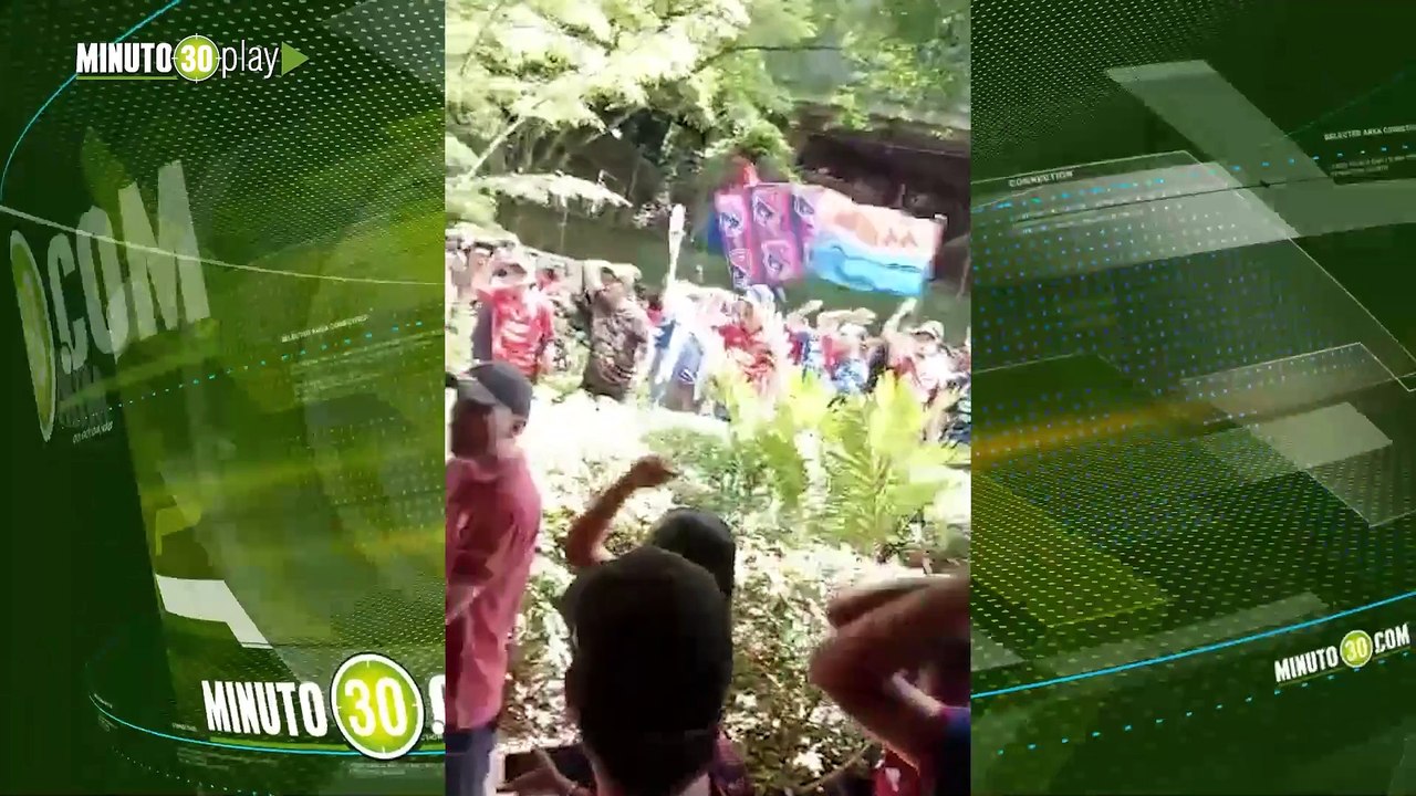 Desde la previa ganaron Hinchas del DIM y la impresionante fiesta que armaron en las calles de Medellín