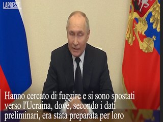 Putin: «I terroristi arrestati tentavano di raggiungere l'Ucraina»
