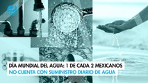 Día Mundial del Agua 1 de cada 2 mexicanos no cuenta con suministro diario de agua