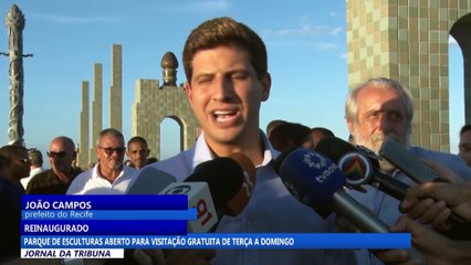 Parque de esculturas aberto para visitação gratuita de terça a domingo