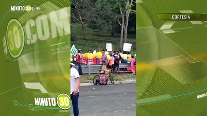 manifestaciones via san jeronimo