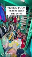 Sara Noches vende su ropa para ayudar a otros